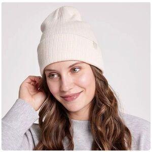 NEW Calia Ribbed Beanie Ivory